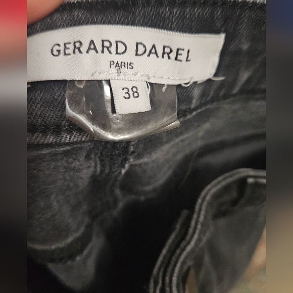 GERARD DERAL Washed Black straight leg jeans. Size 8 US - Picture 3 of 10